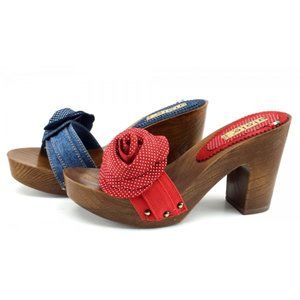 Rose Head band Clogs